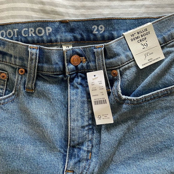 NWT JCREW 10" Demi Boot Crop Jean - Picture 4 of 5
